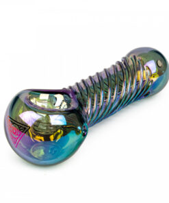 Red Eye Tek 4.5" Metallic Terminator Finish Big Twister Hand Pipe W/Built In Screen
