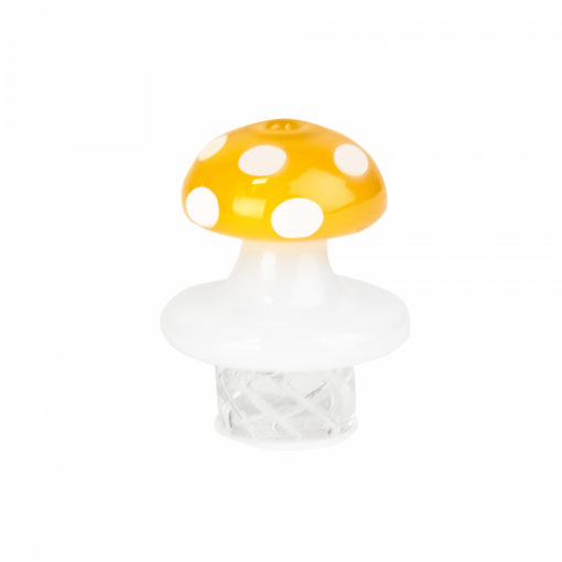 Red Eye Glass  Mushroom Whirlpool Carb Cap - Image 4