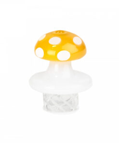 Red Eye Glass  Mushroom Whirlpool Carb Cap - Image 4