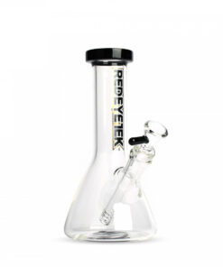 Red Eye Tek 8" Tall Splash Beaker Tube W/Flat Mouthpiece