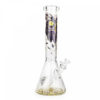 Red Eye Glass 15" Tall Owl Beaker Tube W/Matching Fillacello Artwork