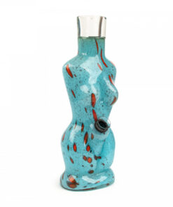 Retro Glass 10" Tall Goddess Water Pipe