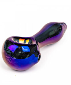 Red Eye Tek 4" Metallic Terminator Finish Spoon Hand Pipe W/Built In Screen - Image 3