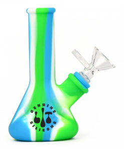 5"  Beaker Water Pipe W/Glass Pull-Out - Image 2