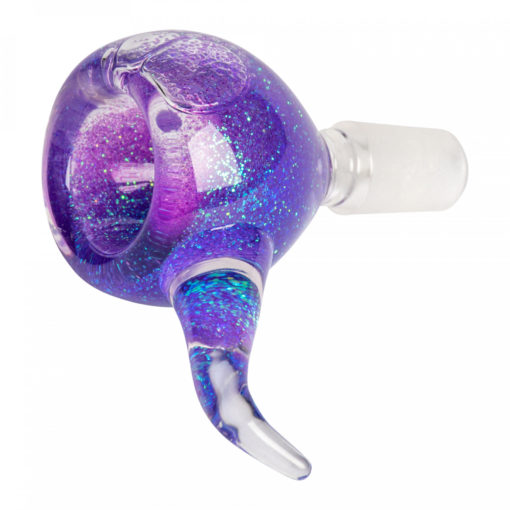 Red Eye Glass 14mm Glass-On-Glass Sparkle Liquid Pull-Out - Image 5