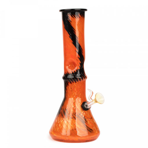 12" Tall Retro Glass Beaker Base Tube W/Ice Pinch - Image 2