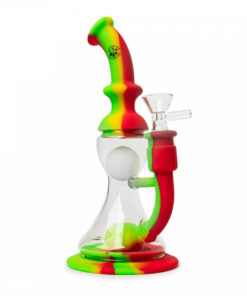 8.5"  Flower Bubbler W/Floating Glow-In-The-Dark Orb - Image 4