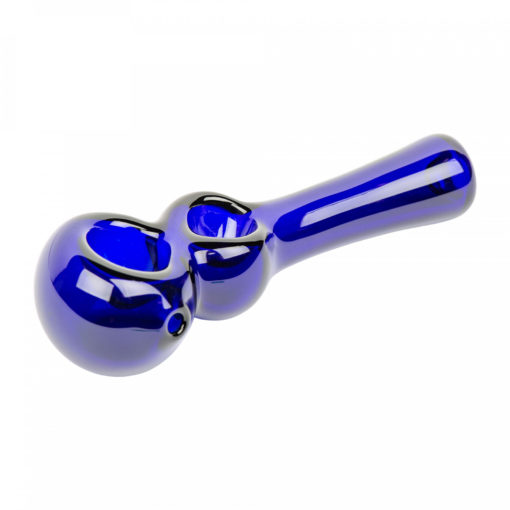 Red Eye Glass 4.5" Twice Baked Hand Pipe W/2 Bowls & Ash Catcher Mout - Image 2