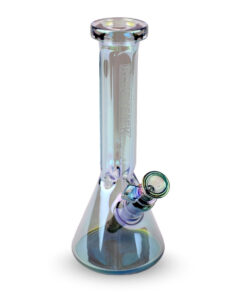 Red Eye Tek 12" Tall Metallic Terminator Finish Hex Top Beaker Tube