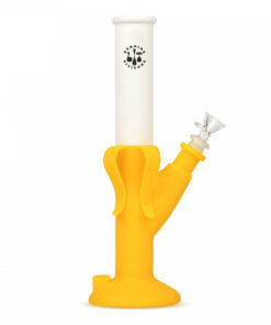 12"  Banana Water Pipe W/Glass Downstem pull-Out