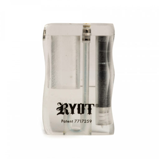 Short Acrylic Magnetic Taster Box with Black Anodized Cig bat loaded - Image 3