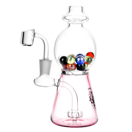 Pulsar Gumball Dab Rig Transparent Pink