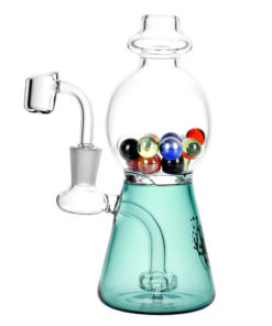 Pulsar Gumball Dab Rig Transparent Teal