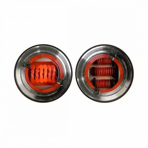 Utillian 5 V4's two different coils side by side
