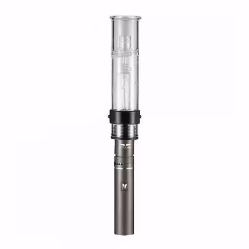 Utillian 5 V4 with a water pipe attached, replacing the mouthpiece