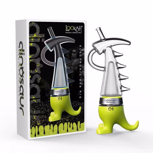 Lookah Dinosaur in Neon Green