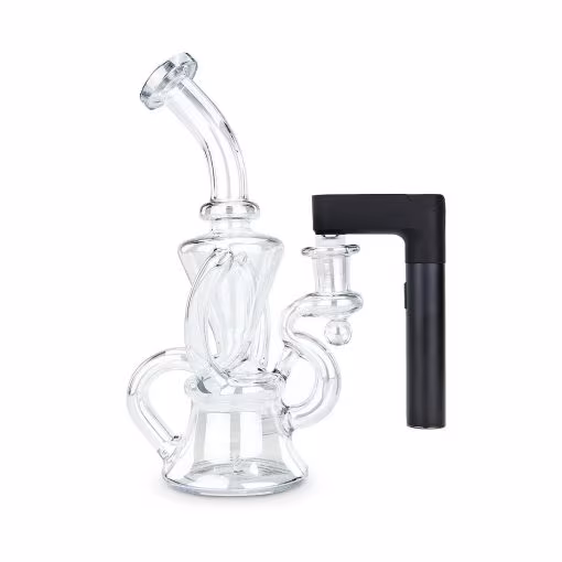 Puffco Pivot Glass Adapter With Rig
