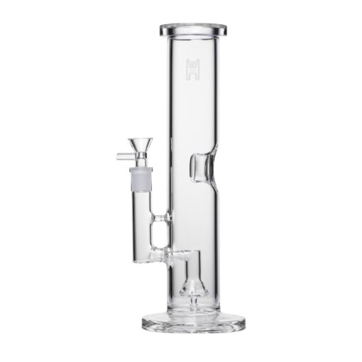 Human Grade 12" Tube Water Pipe-Clear