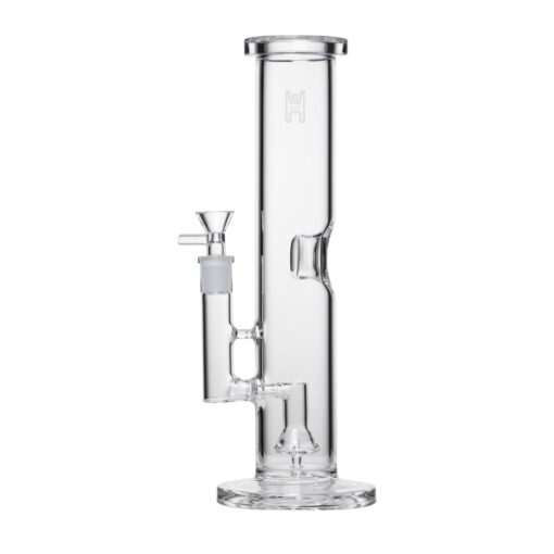 Human Grade 12" Tube Water Pipe-Clear