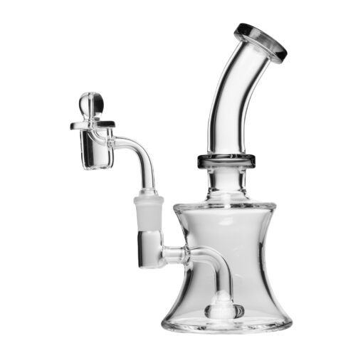 Human Grade 8" Oil Can Rig Clear with Smoke Accents