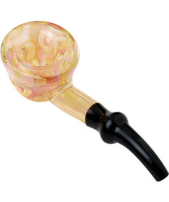 Human Grade Fleur Hand Pipe Gold Fume