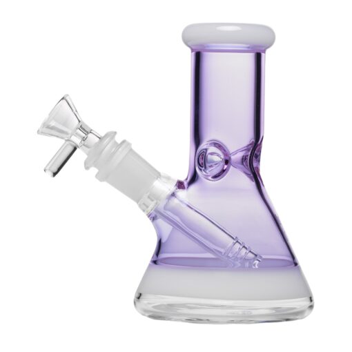 Human Grade 6" Beaker Water Pipe-lavender