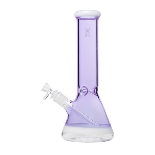 Human Grade 12" Beaker Water Pipe-Lavender
