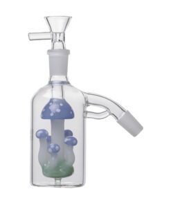 Human Grade The Shroom Glass Perc Ash CatcherLight Blue
