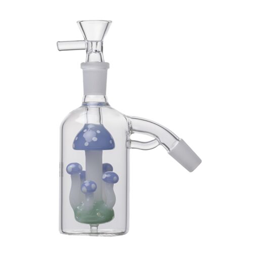 Human Grade The Shroom Glass Perc Ash CatcherLight Blue