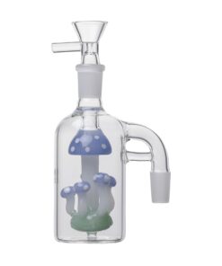 Human Grade The Shroom Glass Perc Ash CatcherLight Blue