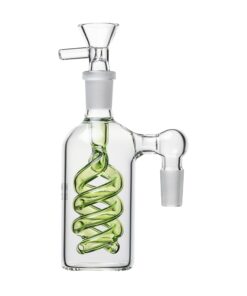 Human Grade The Spiral Perc Ash CatcherMatrix Green
