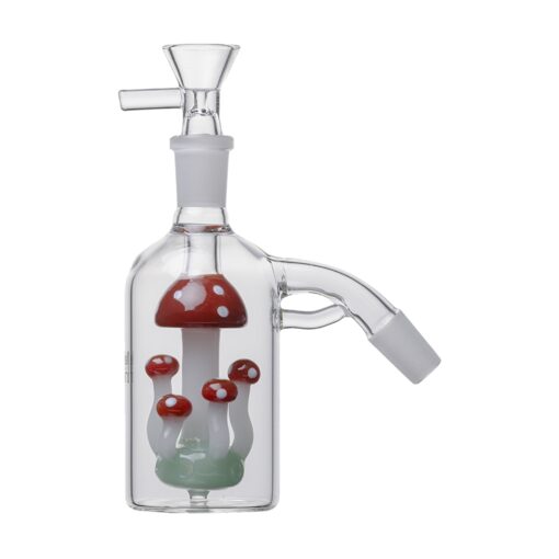 Human Grade The Shroom Glass Perc Ash CatcherRed