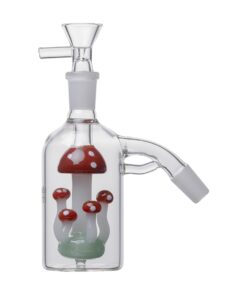 Human Grade The Shroom Glass Perc Ash CatcherRed