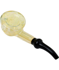Human Grade Fleur Hand Pipe Silver Fume