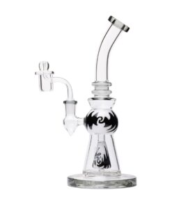Human Grade 10" Mini Gumball Rig Glass Water Pipe Smoke Tones