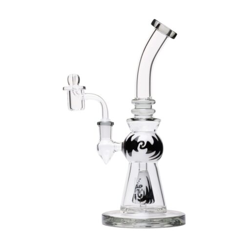 Human Grade 10" Mini Gumball Rig Glass Water Pipe Smoke Tones