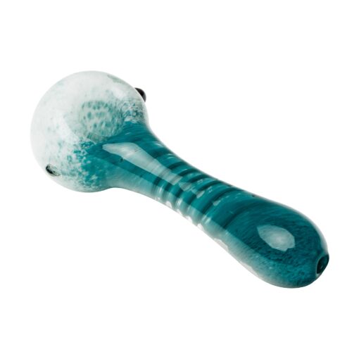 Human Grade IO Twist Spoon Pipe-Teal