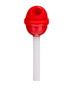 BigFUN! Lollipipe Glass Pipe Red