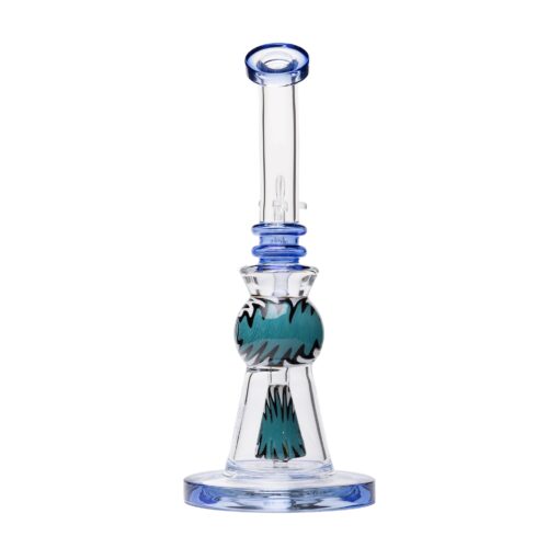 Human Grade 10" Mini Gumball Rig Glass Water Pipe - Image 3