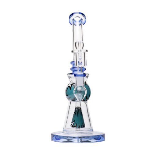 Human Grade 10" Mini Gumball Rig Glass Water Pipe - Image 4