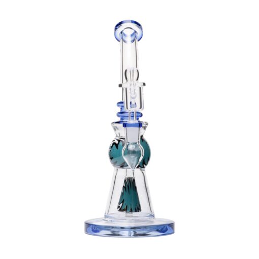 Human Grade 10" Mini Gumball Rig Glass Water Pipe - Image 4
