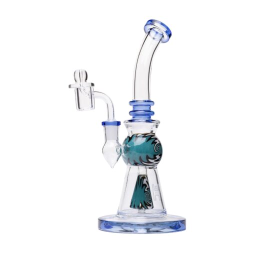 Human Grade 10" Mini Gumball Rig Glass Water Pipe - Image 5