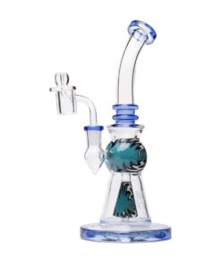 Human Grade 10" Mini Gumball Rig Glass Water Pipe - Image 5