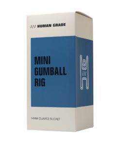 Human Grade 10" Mini Gumball Rig Glass Water Pipe - Image 6