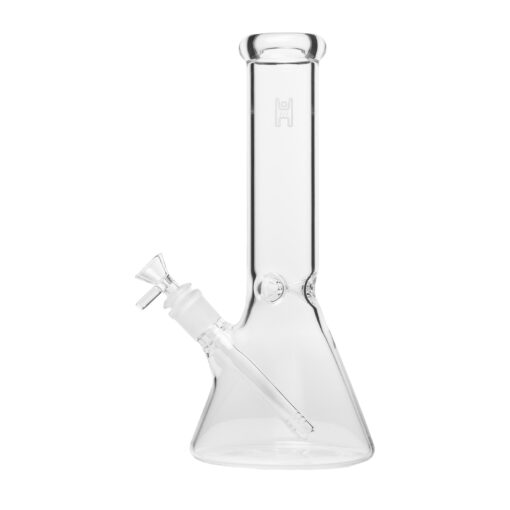 Human Grade 12" Beaker Water Pipe Clear