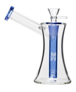 Human Grade 6" Hourglass Sidecar Bubbler Clear