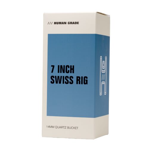 Human Grade 7" Swiss Rig Water Pipe - Image 5