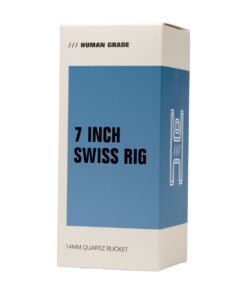 Human Grade 7" Swiss Rig Water Pipe - Image 5