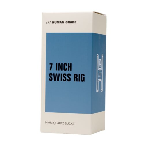 Human Grade 7" Swiss Rig Water Pipe - Image 5