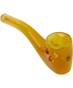 Human Grade Briar Hand Pipe Fumed Silver